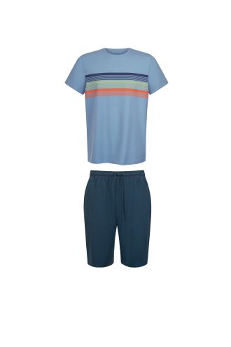35032 TALOS Men pyjama short trousers, shirt short sleeves