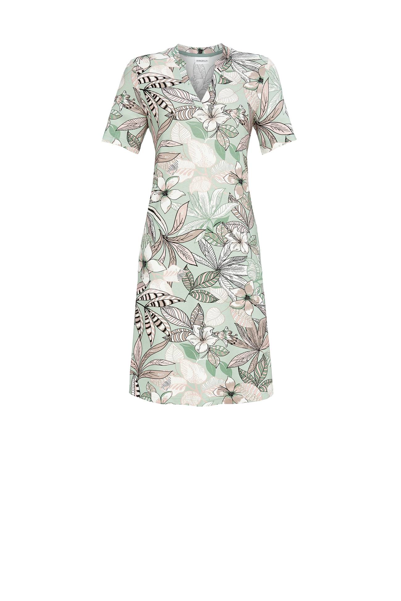 5211049 Ringella Dames Nachthemd met bloem-dessin