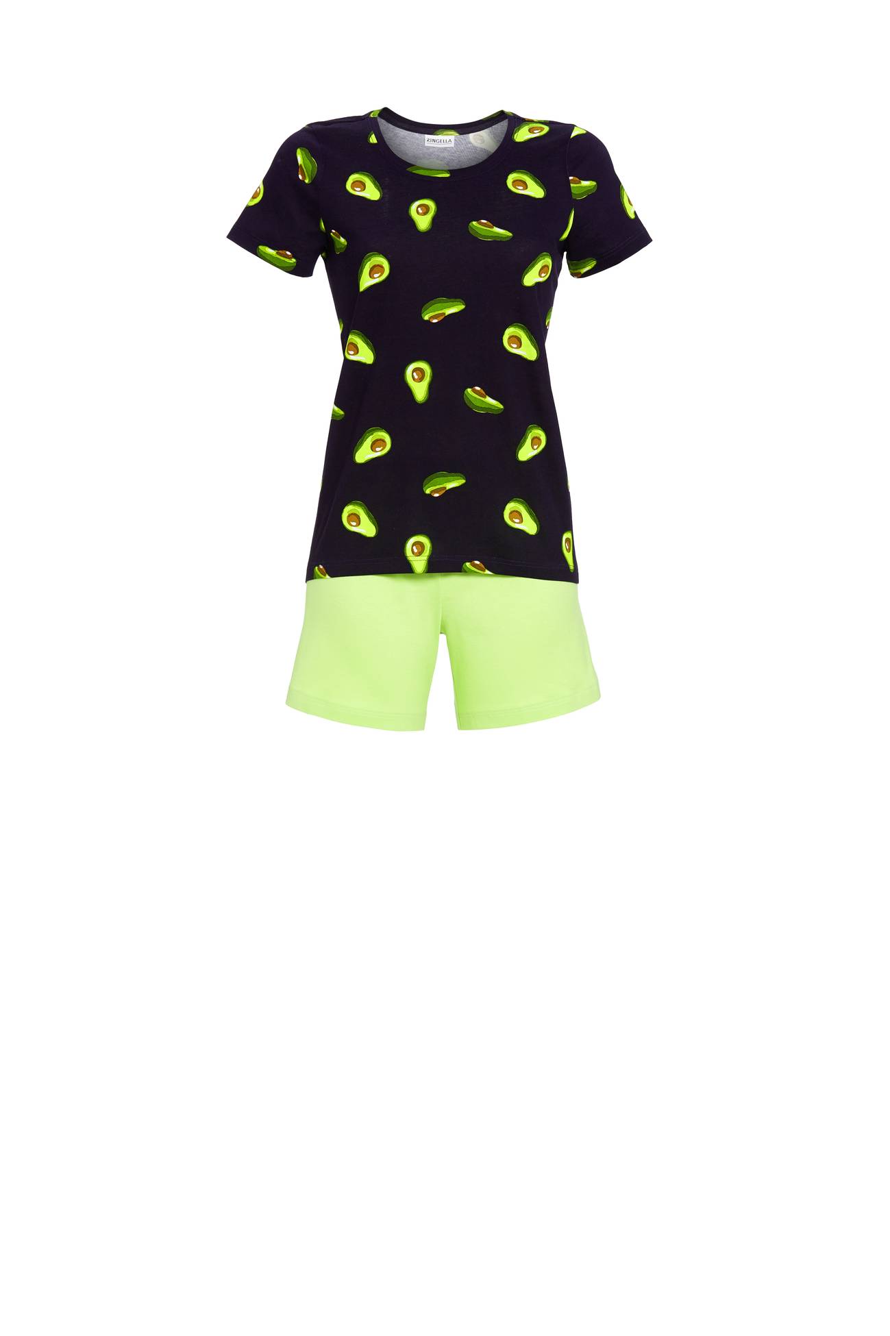 5211308 Ringella Dames Shorty met avocado-dessin