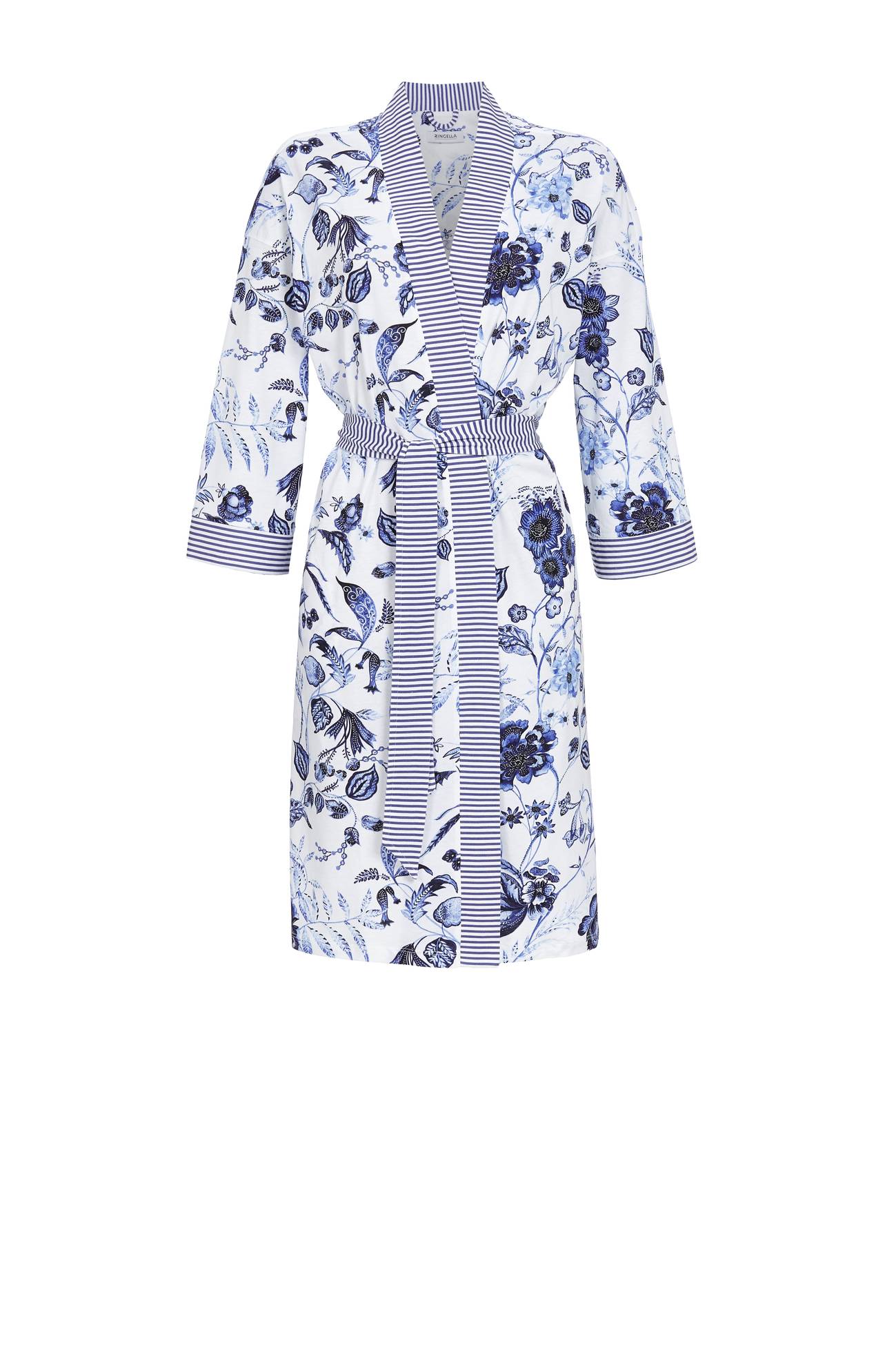 5211718 Ringella Dames Duster overslag bloem-dessin