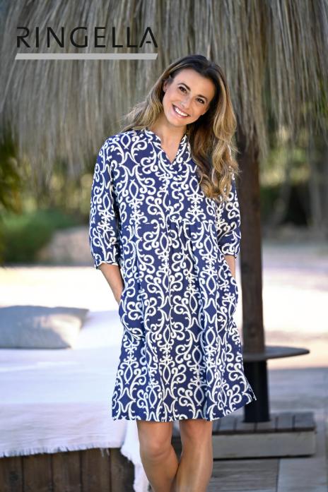 5226001 Ringella Beach Tuniek3/4 mouw geweven viscose 