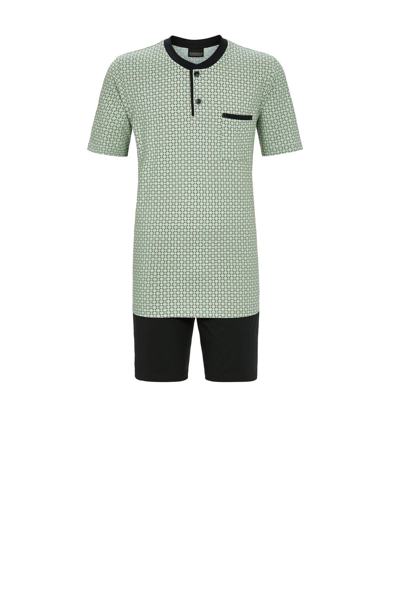 5241316 Ringella Men Shorty knoopsluiting met grafisch-dessin