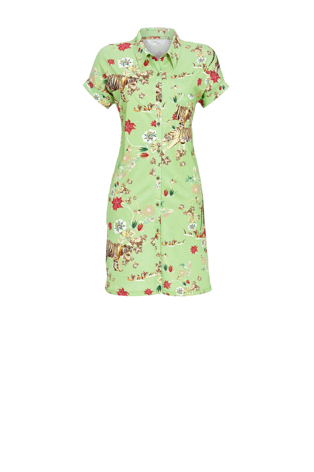 5271019 Cherie Line Nachthemd doorknoop met print