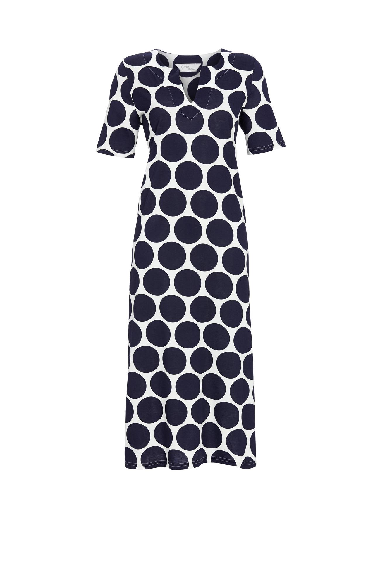 5271103 Cherie Line Nachthemd lang met polka-dots