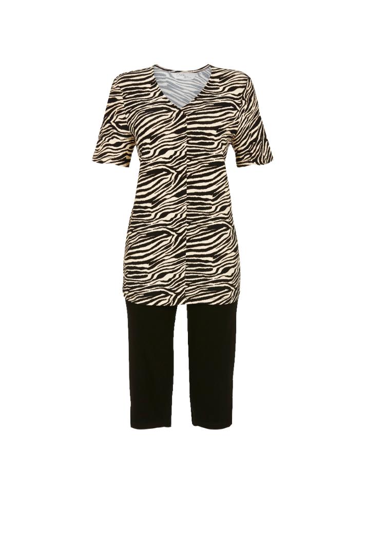 5271217 Cherie Line Pyjama capri met tijger-dessin