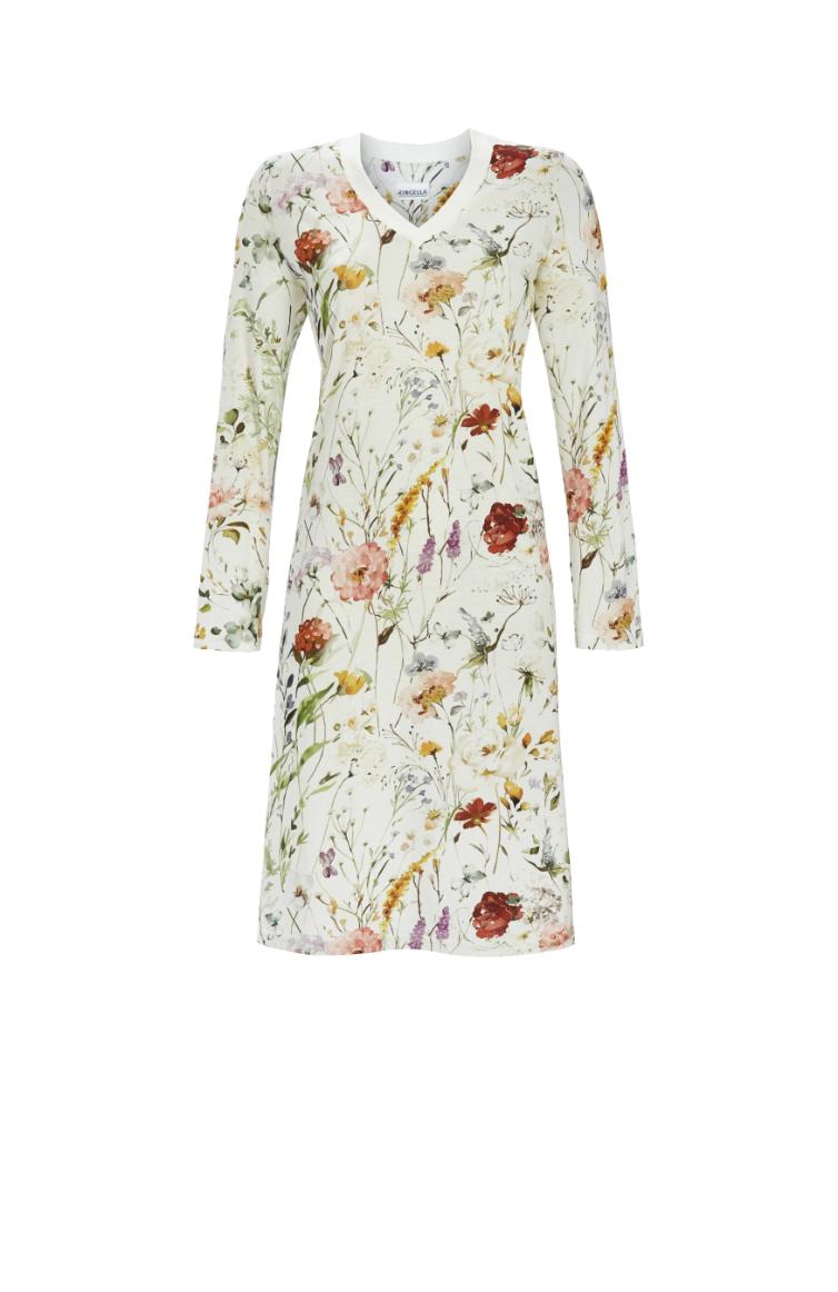 5511017 Ringella Dames Nachthemd met bloem-dessin 