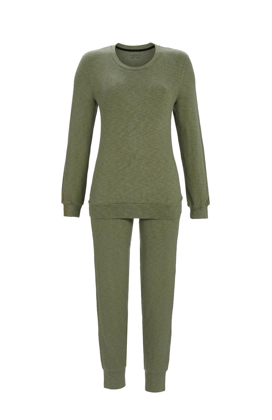 5511210 Ringella Dames Pyjama loungepak boordjes uni