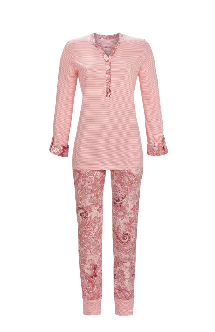 5511239 Ringella Dames Pyjama knoopsluiting paisley-dessin