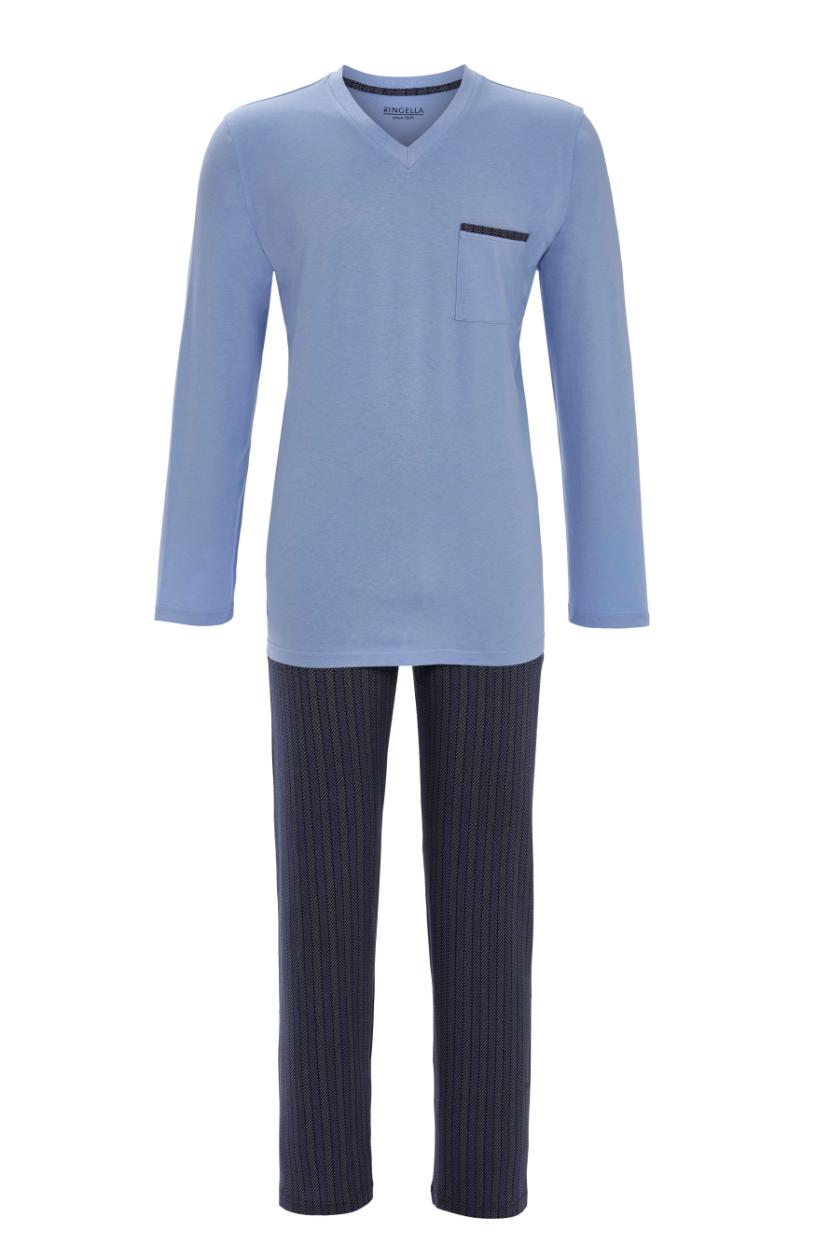 5541221 Ringella Heren Pyjama V-hals grafisch-dessin