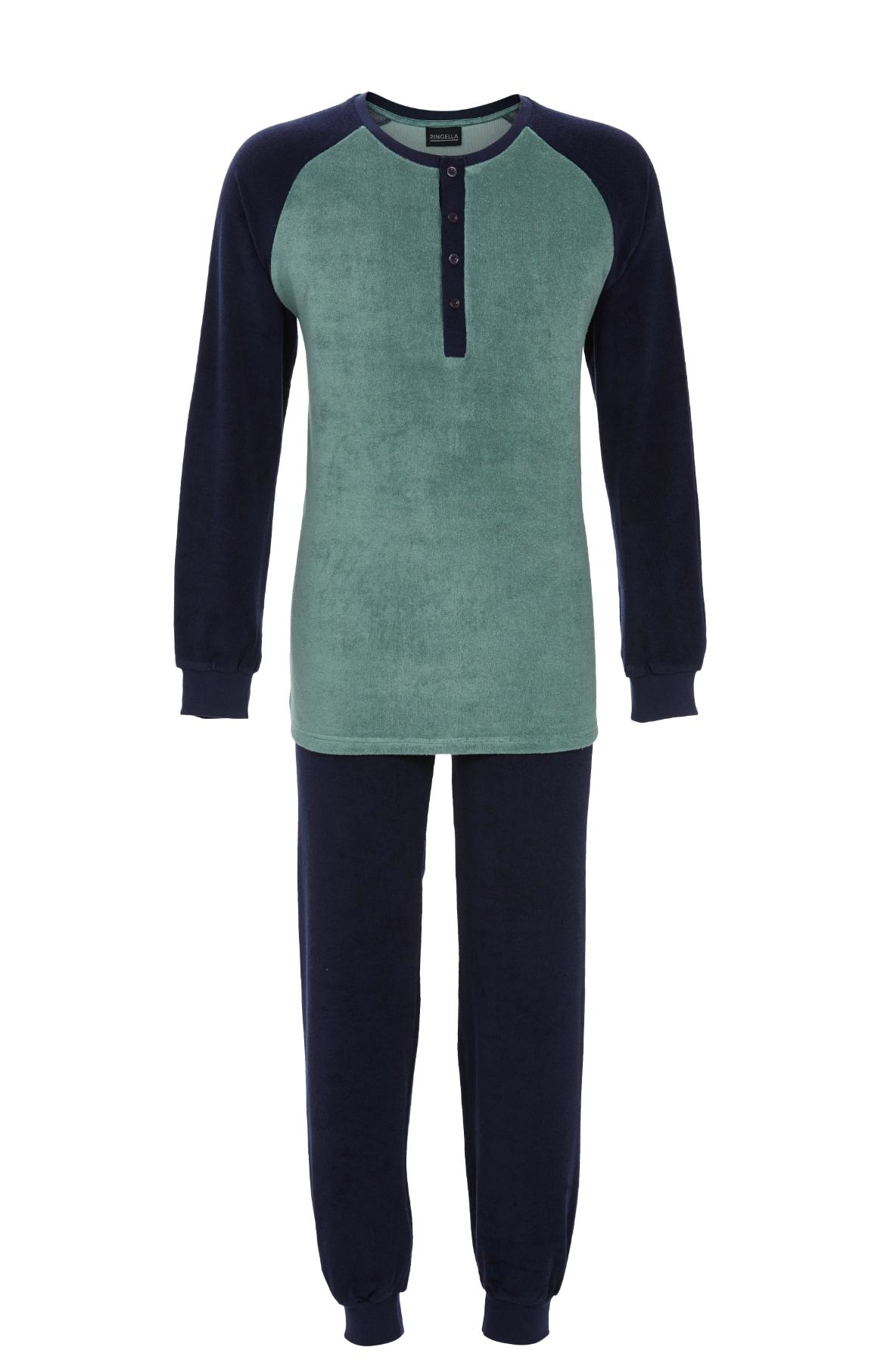 5541223 Ringella Heren Pyjama knoopsluiting stretch-badstof