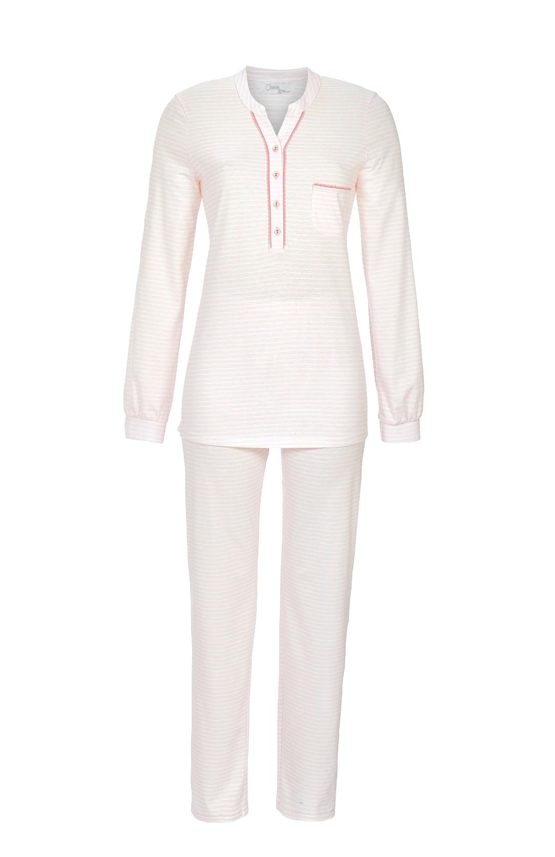 5571201 Cherie Line Pyjama knoopsluiting streepdessin