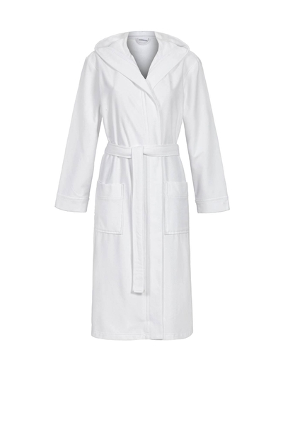 M118702 Ringella  Badjas capuchon materiaal-melange UNISEX