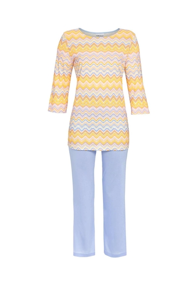 5211256 Ringella Dames Pyjama 7/8 broek met zigzag-dessin