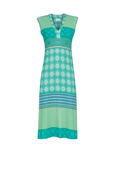 5221115 Ringella Beach Jurk lang mouwloos geweven viscose met V-hals
