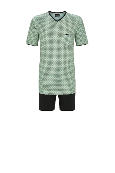 5241317 Ringella Men Shorty met V-hals en grafisch-dessin