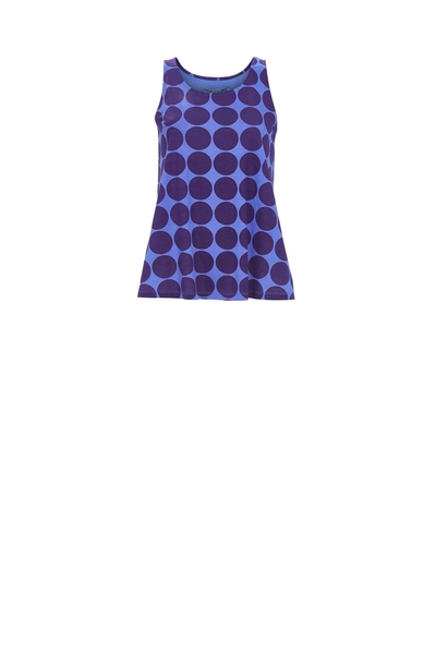 5251409 Bloomy Shirt mouwloos met polka-dots
