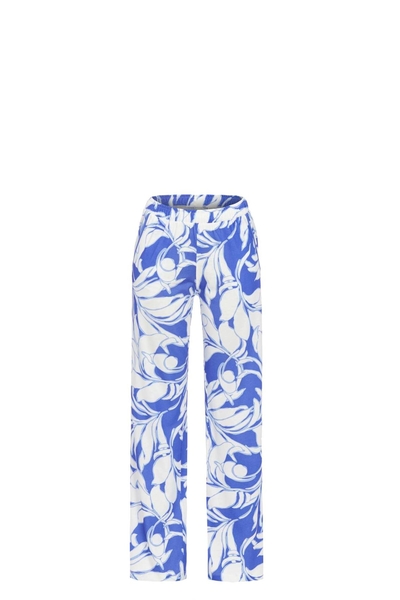 5251511 Bloomy Lange broek met blad-dessin