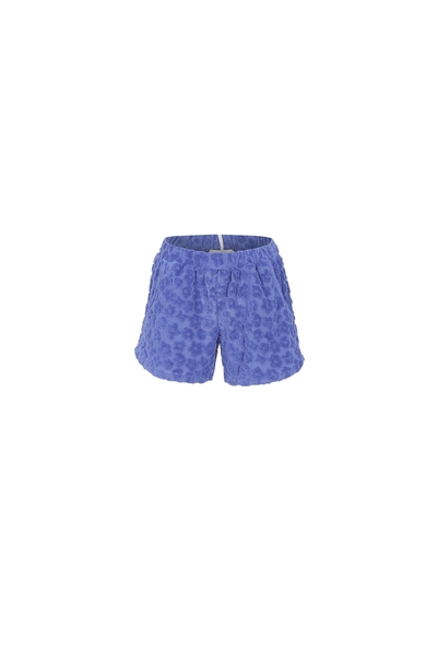 5258519 Bloomy Shorts stretch-badstof met bloem-dessin
