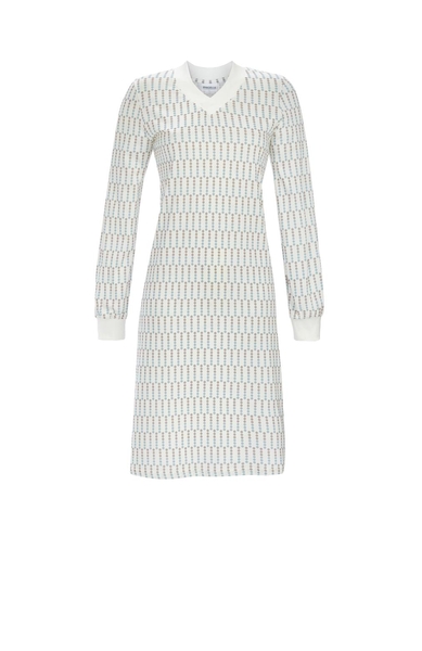 5511032 Ringella Dames Nachthemd interlock met print en boordjes