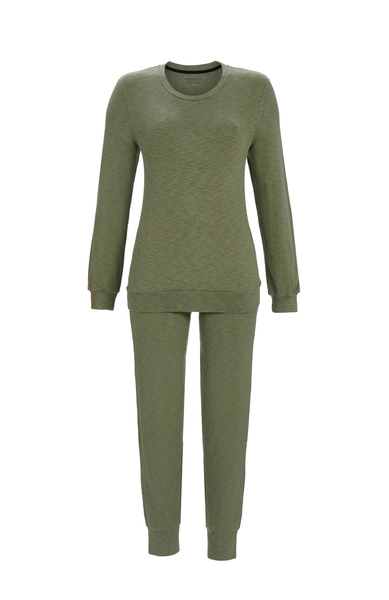 5511210 Ringella Dames Pyjama loungepak boordjes uni