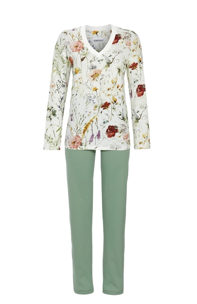 5511217 Ringella Dames Pyjama met bloem-dessin