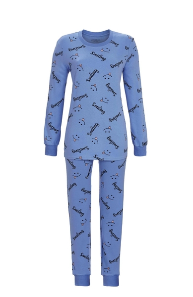 5511229 Ringella Dames Pyjama boordjes interlock met print