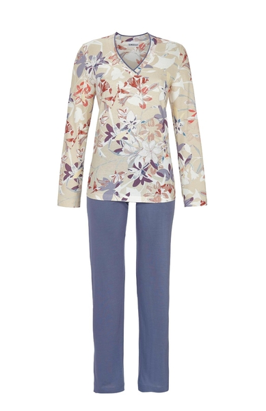 5511234 Ringella Dames Pyjama met bloem-dessin