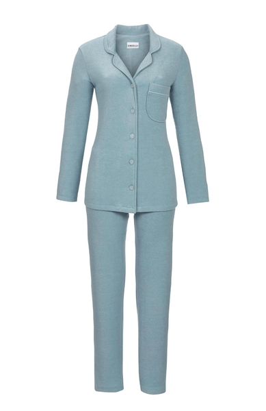 5514220 Ringella Dames Pyjama doorknoop viscose-fleece