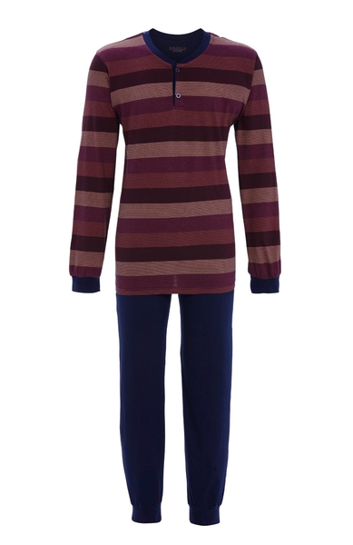 5541206 Ringella Heren Pyjama boordjes knoopsluiting