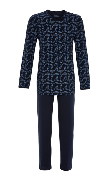 5541212 Ringella Heren Pyjama V-hals met print