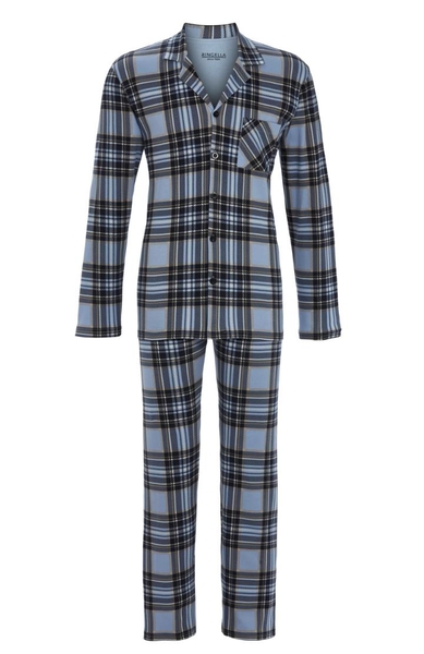 5541214 Ringella Heren Pyjama doorknoop interlock