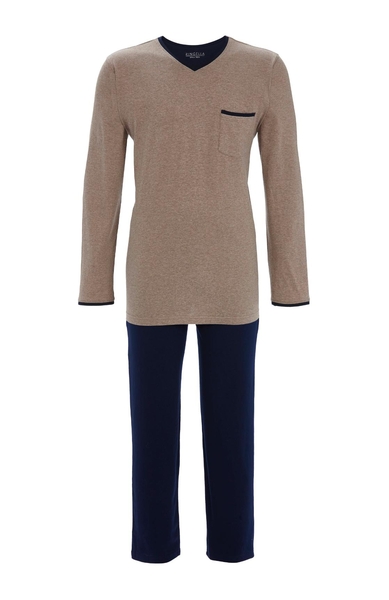 5541218 Ringella Heren Pyjama V-hals uni