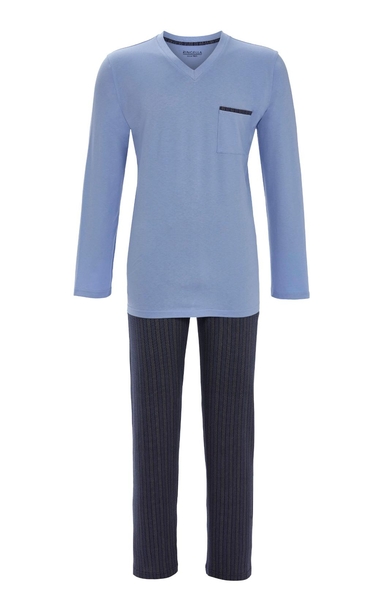 5541221 Ringella Heren Pyjama V-hals grafisch-dessin